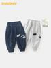 DUUDUU 2025 Autumn/Winter Fleece-Lined Toddler Sweatpants - Thick, Warm Baby Pants