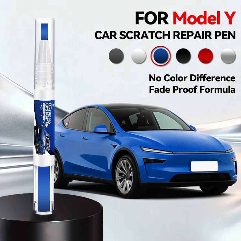 Specialized Automobiles For Tesla Model Y 1996-2026 Car Paint Repair Pen Car Touch Up Pen Black White Tesla Wheel Paint Repair A