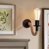 For Bedroom/living Room/bar/coffee Shop Rope Luminaire Hemp Retro Vintage Hemp Rope Pendant Lights Indoor