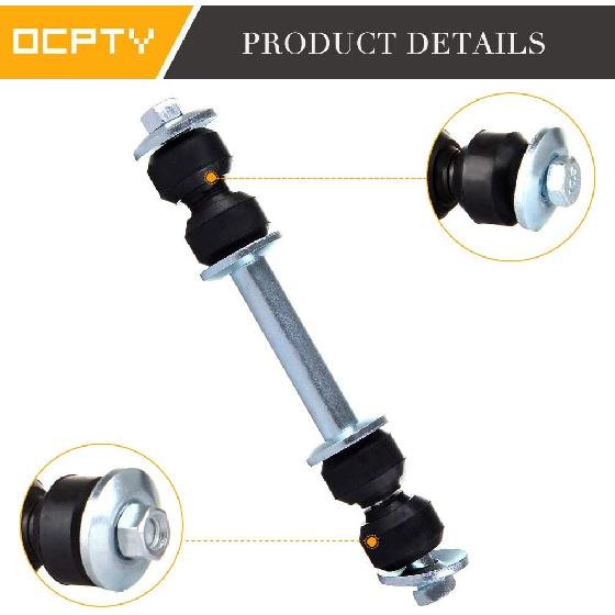 OCPTY - New 2-Piece fit for 2008-2009 for Chevrolet Trailblazer for GMC Envoy-2 Front Stabilizer Sway Bar End Link Driver and Passenger Side K8266
