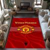 Manchester Customize Your Name Area Rug Design for Game Room Outdoor Balcony Dormitory Antislip Carpet Anime Office Decor