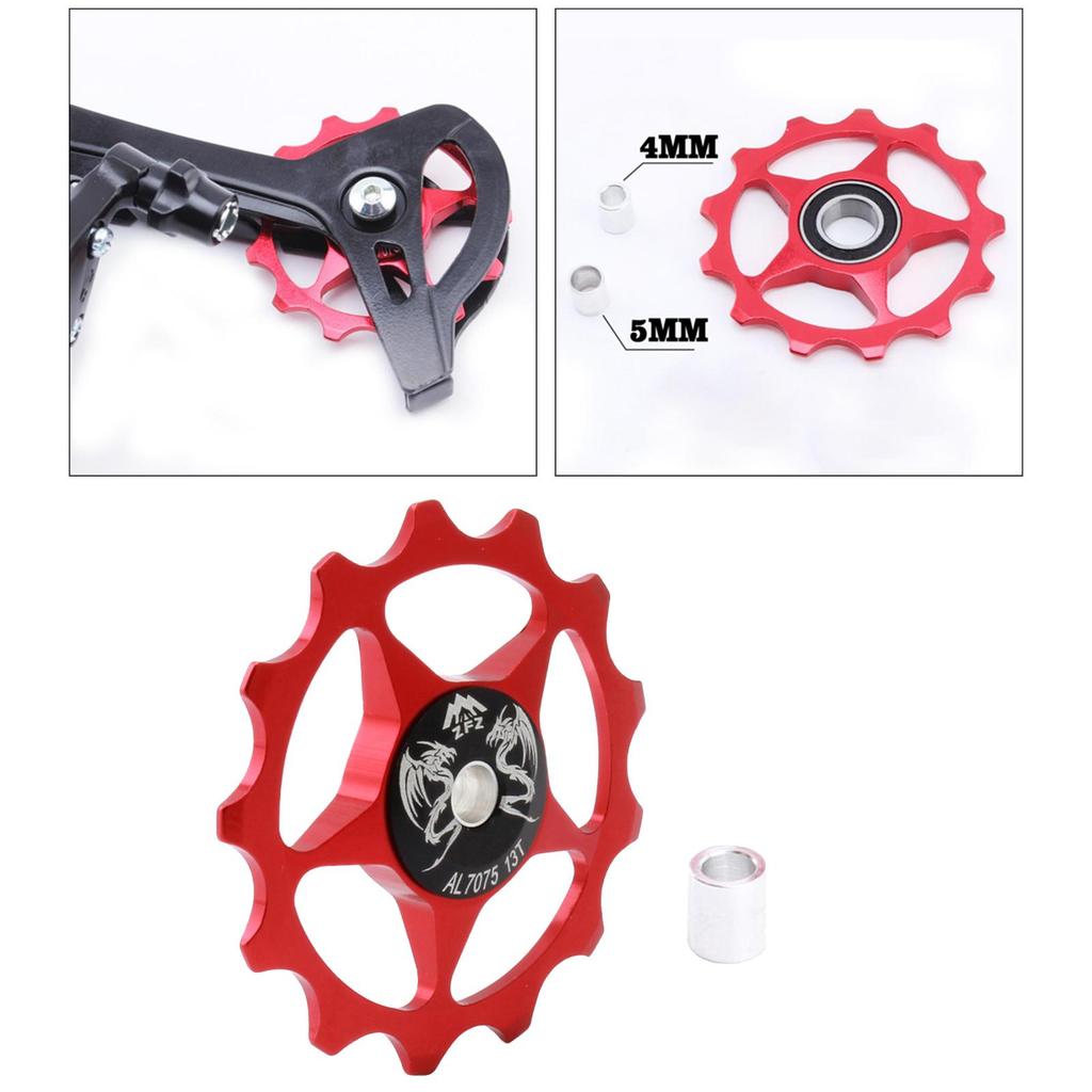 Bike Ceramic Pulley Bicycle Jockey Wheel Ceramic Bearing Pull Rear Derailleur for Bike Bicycle