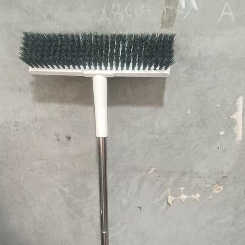 Erhältlich: Badezimmer-Bodenbürste mit langem Stiel und harten Borsten für die Reinigung von Böden und Fliesen