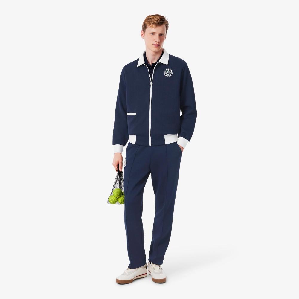 [Lacoste] Men's Tennis Heritage Full-Zip Sweatshirt SH8941-55N525