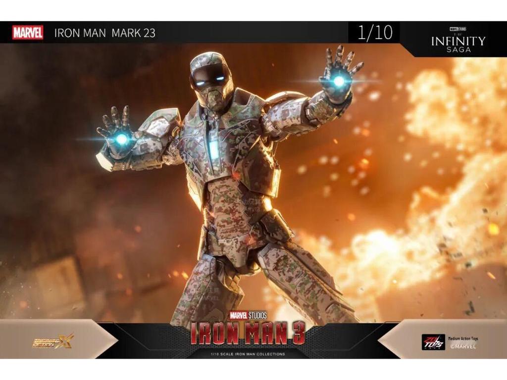 Marvel MK23 Iron Man Articulated Action Figure - Collectible Toy for Boys