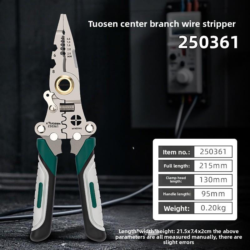 

Многофункциональные складные клещи для снятия изоляции и резки проводов для электриков