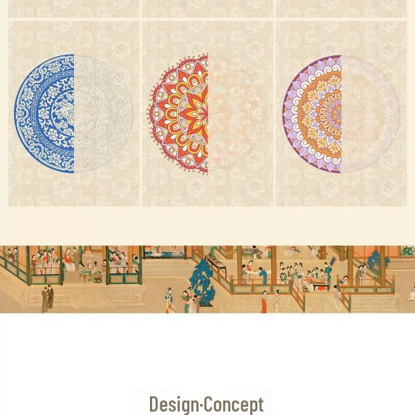 Micro-Spray A4 Calligraphy Card: Soft Chinese Pattern Paper for Creative Brush Calligraphy.
