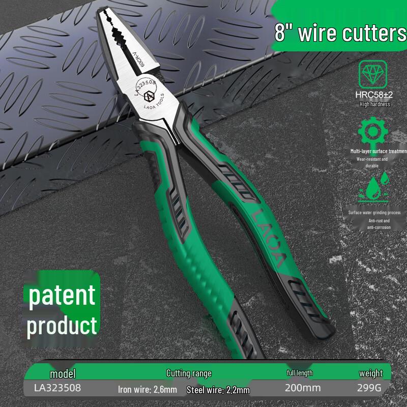 LAOA Wavy Handle Eccentric Pliers