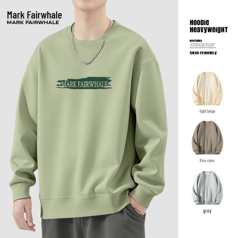 Mark Fairwhale Men's Heavyweight Loose Fit Round Neck Sweatshirt