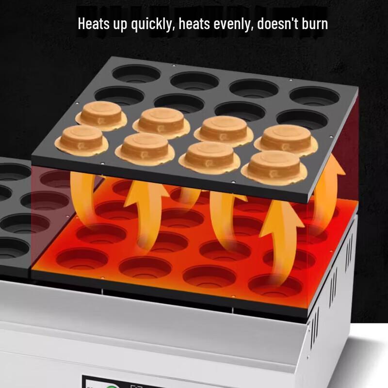 Commercial Electric 32-Hole Red Bean Cake and Egg Burger Machine