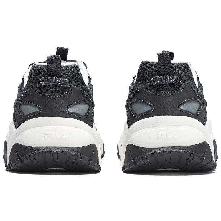 Fila Cat Paw 4.0 Mesh Fabric Synthetic Leather Retro Sports Low-Top Lifestyle Shoes Men sneaker Light-Black F12M322107FFI