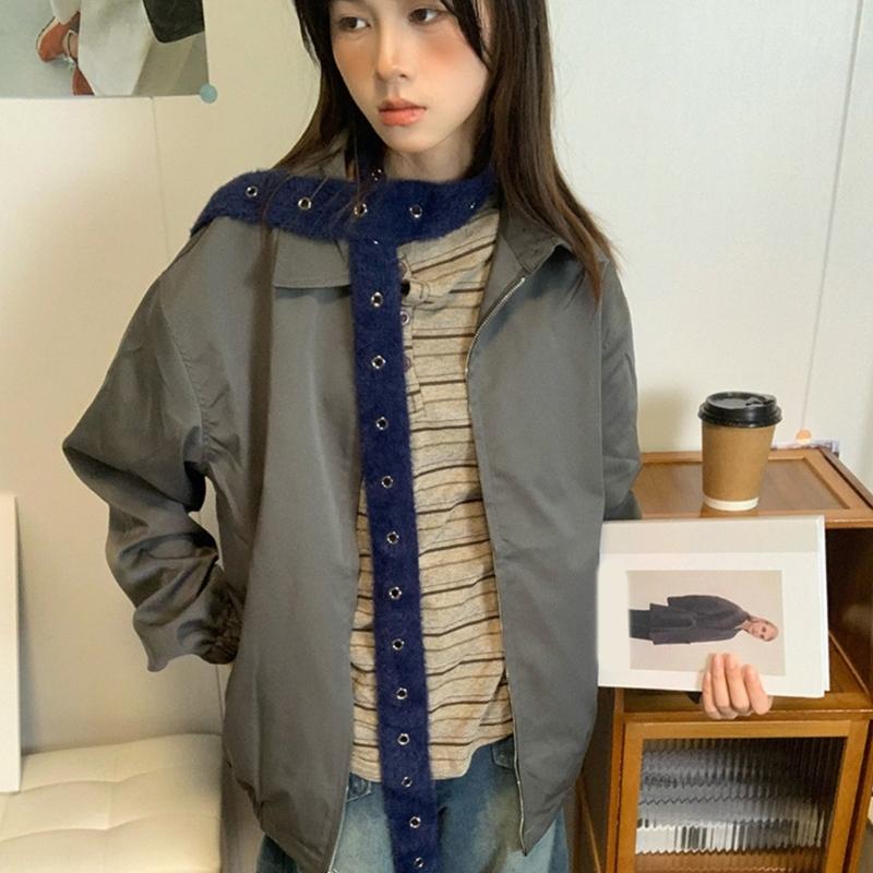 Hollows Knitted Plush Scarf Long Stripe Winter Wrap Acrylic Blend Soft Unisex Accessory For Women Men Kids