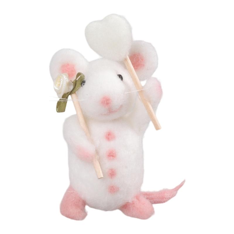 Easy To Make Wool Fabric Animal Art Balloon Shape Featuring Heart Suitable For Children And Adults