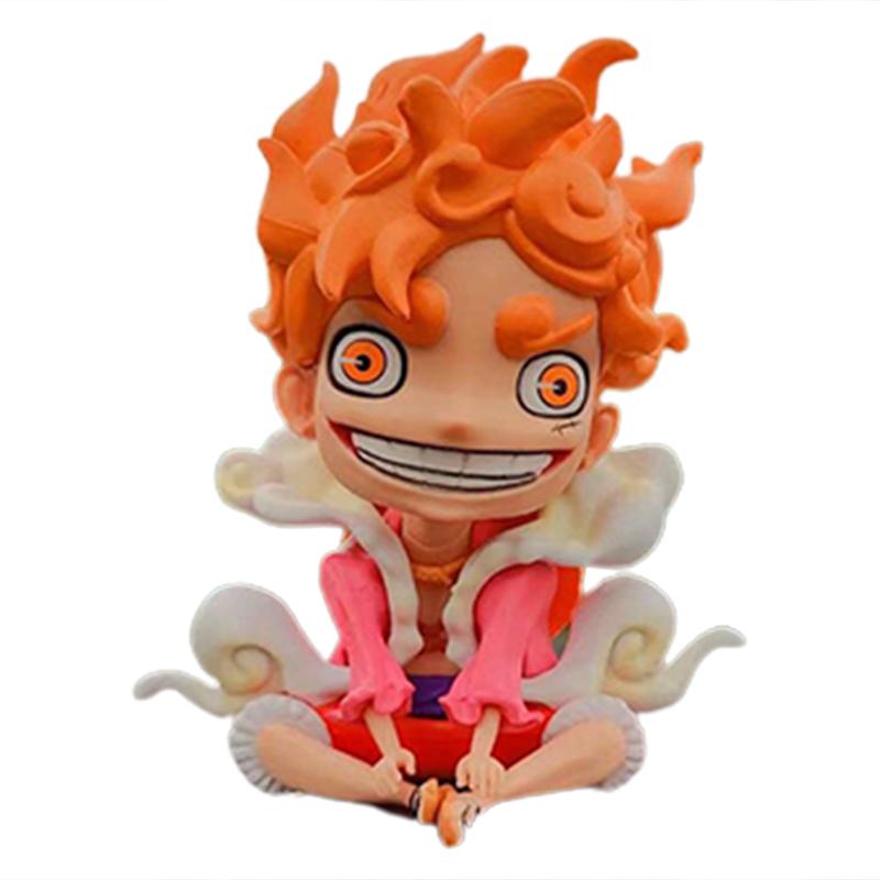 

One Piece Luffy Gear 5 Аниме Фигурка Бог Солнца Ника 17 см ПВХ Фигурка Статуя Коллекционная модель куклы игрушки для детей подарок оранжевый