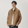 Spring Versatile Denim Jacket American Trend Retro Casual Label Shoulder Sleeve Jacket Men'S Long Sleeve Top Men'S