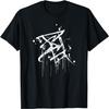 Abstract Graffiti - White Spray Paint Graffiti Graphic T-Shirt