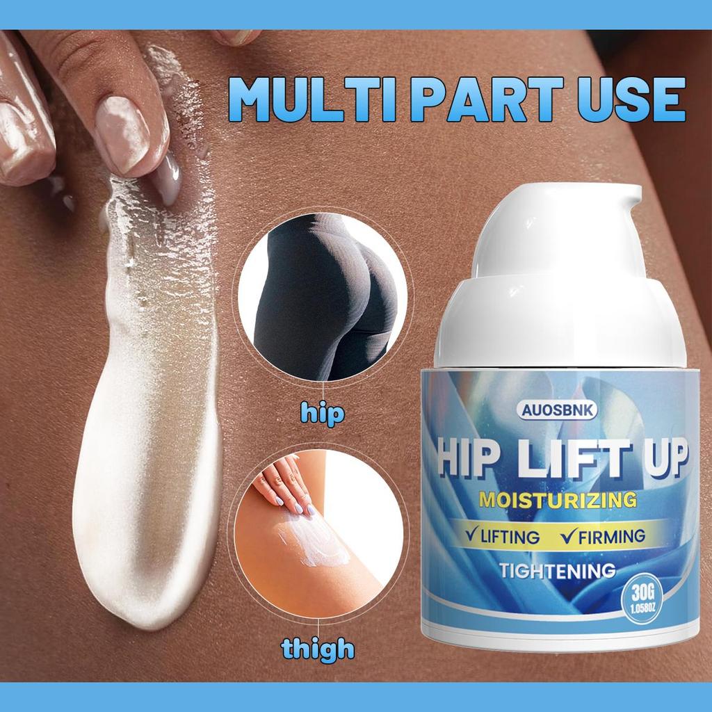 Hüftstraffungscreme - Po-Straffungs- und Lifting-Creme für Frauen | Strafft, tonisiert und spendet Feuchtigkeit für einen runderen Po, verbessert die Hautelastizität mit Koffein - 30g