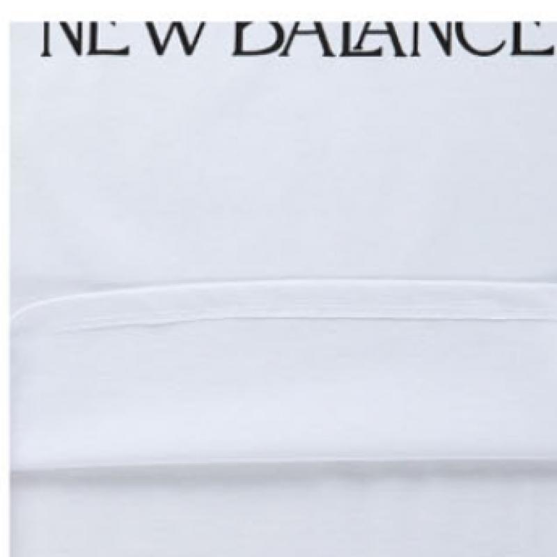 New Balance Half Club Nbnec2w662 Wh Logo Slim FiT Crop Top Women S ShorT Sleeve Tee T ShirT