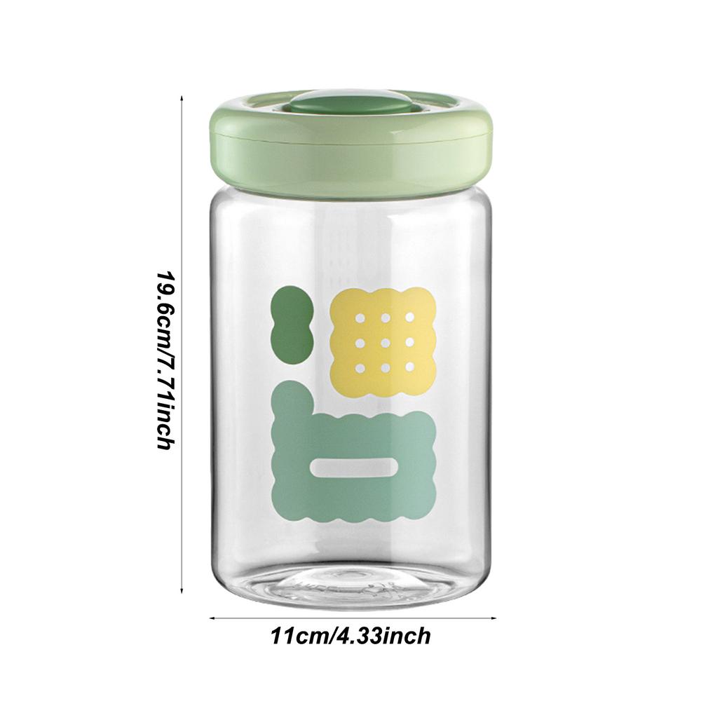 Vacuum Containers For Food Storage Press-type Sealed Jars Flour Sugar Storage Containers Airtight Storage Organization