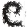 Halloween Garland Decorations Black Artificial Branch Fake Pine Vine Wall Hanging Ornament Festival Fireplace Decor 150CM