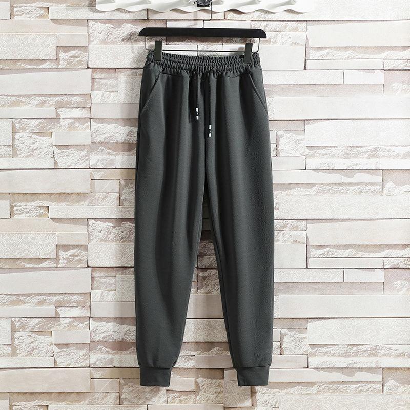Spring and Autumn Trend Hooded Cardigan Sports Top Trousers Youth Leisure Sports Sweater Student Solid Color Fashion Suit Male