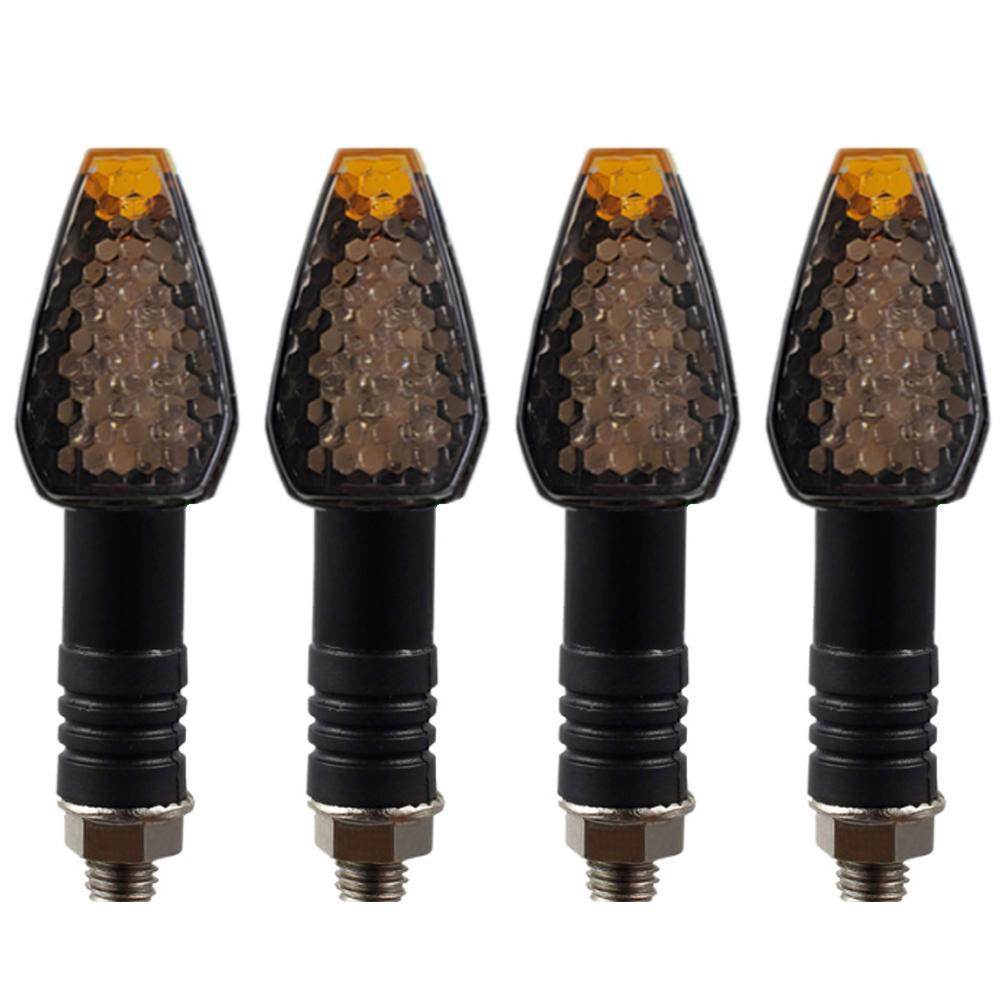 Amber Blinker Light Turn Signal Lamp 12V Voltage Compact Design Enhanced Visibility Compact Motorcycle Turn Signals Amber Light