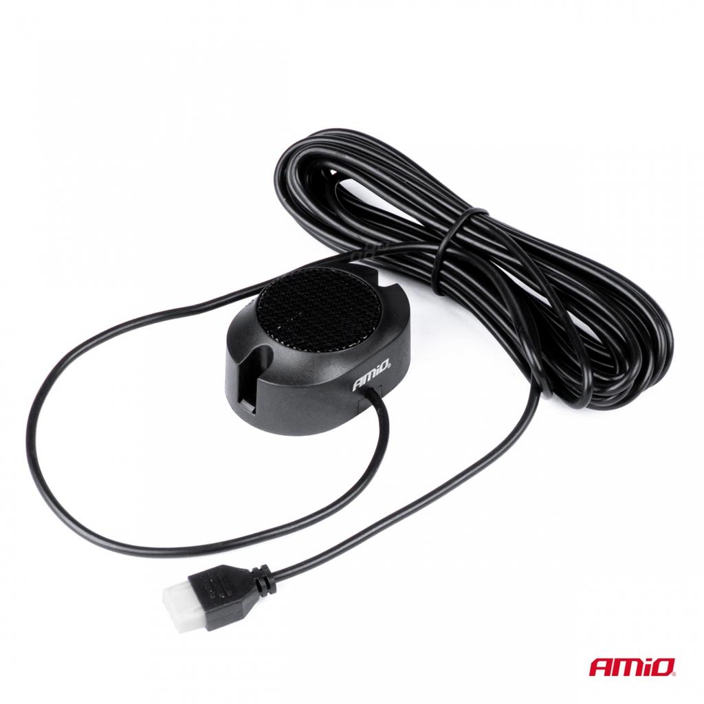 Reversing Camera Parking Sensors in License Plate Frame 3in1 Set Amio-03544