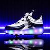 New runaway shoes children and girls flying invisible shrinkable boys deformation roller skates with lights wheels shoes