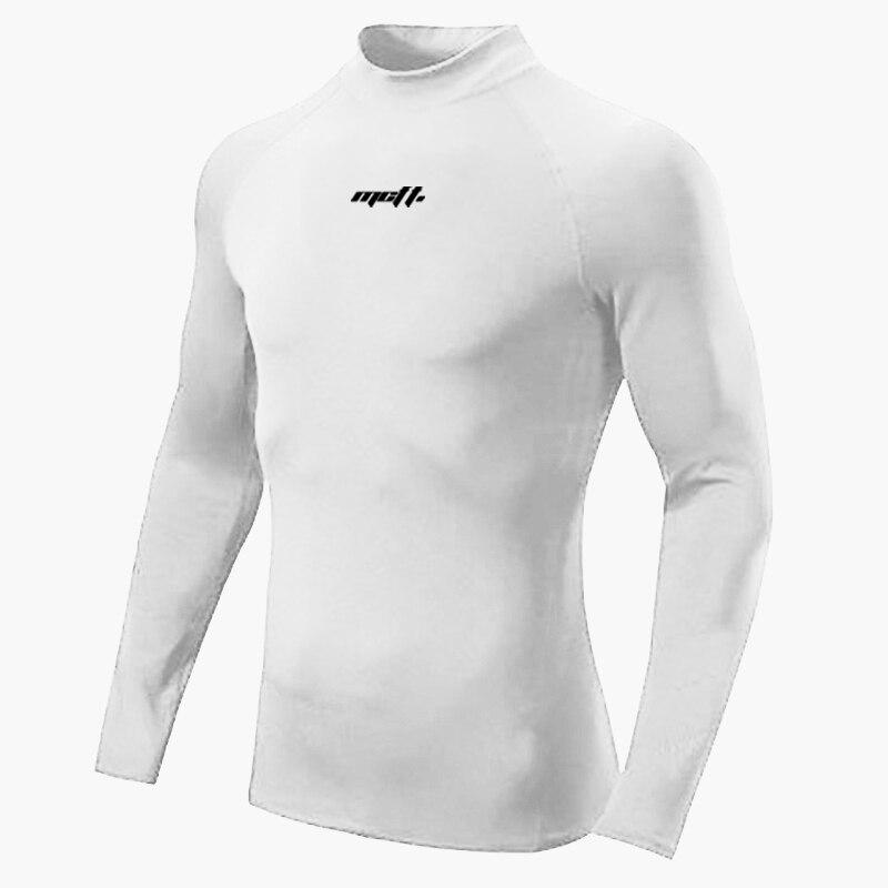 

Мужская спортивная футболка Muscleguys на весну и осень, свободная быстросохнущая одежда с длинными рукавами для фитнеса, утягивающей одежды для бега и тренировок XXL белый