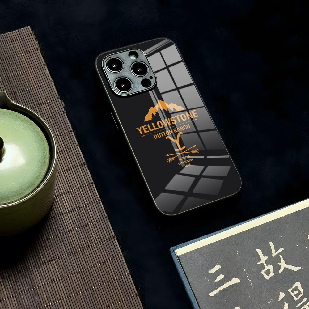 

Yellowstone TV Show Phone Case For Iphone 16 15 13 12 14 11 Pro Max Mini X Xr Xs Geometric 8 7 Puls 6 Glass Luxury Coque 2024 iPhone11