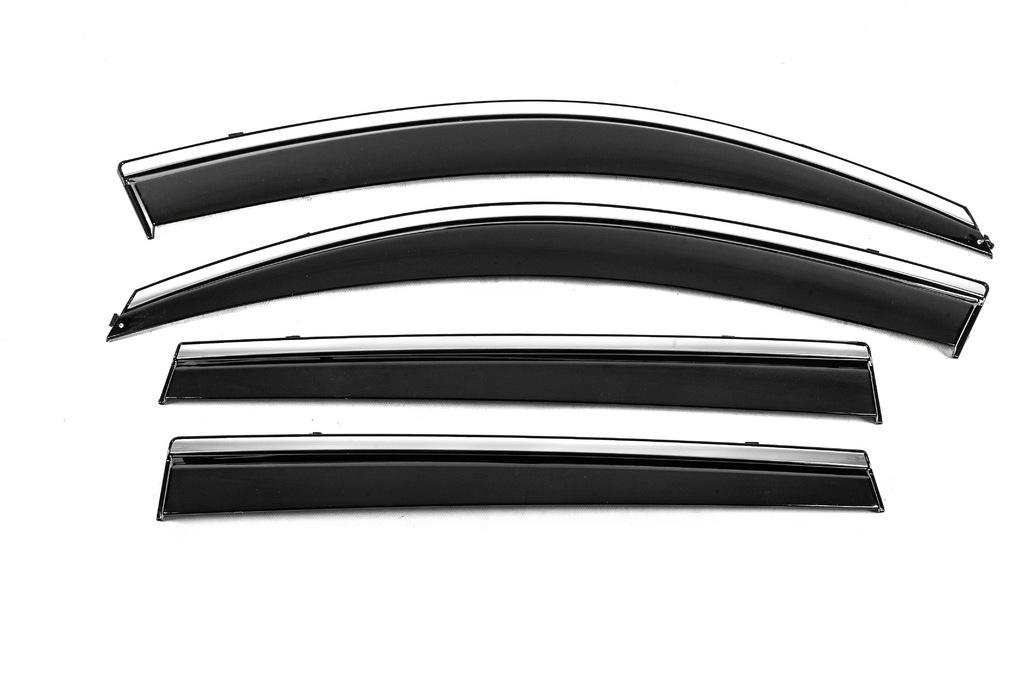 

Ветровики с хромом Niken Luxury (4 шт, Long) для Toyota Rav 4 2006-2013 гг