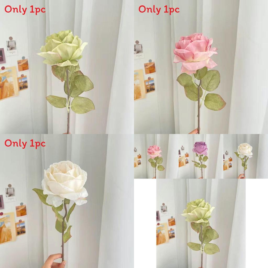 French Inspired Faux Silk Roses For Wedding Photography Props Home Styling