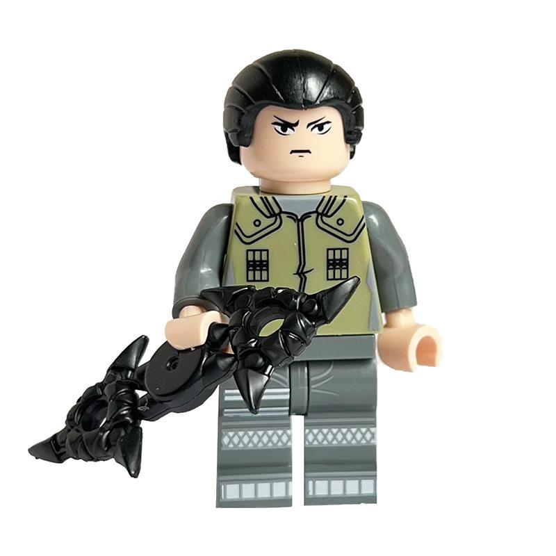 Ninja Warrior Superhero Doll With Weapon Single Building Block Assembly Toy