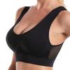Women Plus Size Wireless Sports Bra Seamless Push Up Sexy Tube Top Boneless
