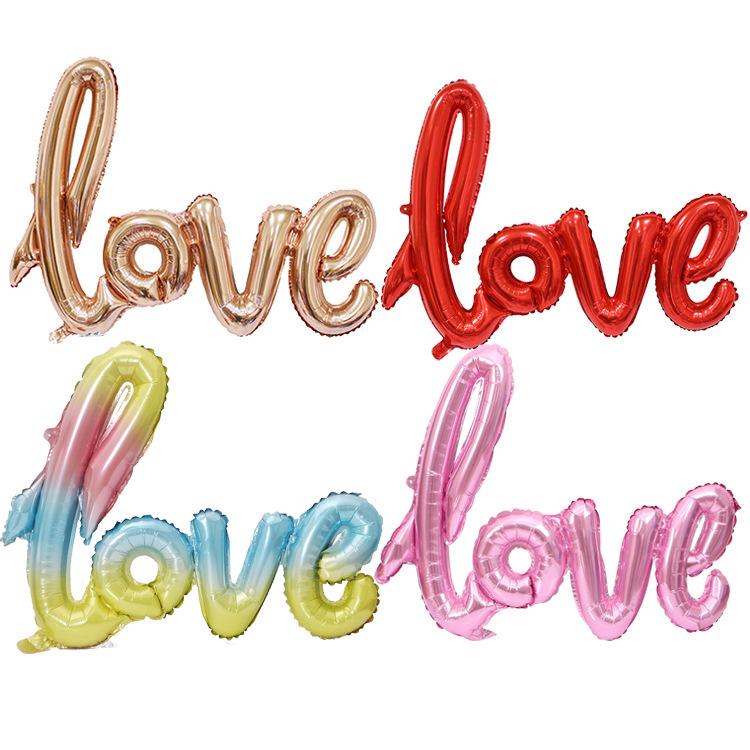 Love Valentine s Day Confession Decoration Wedding Decoration Birthday Bridal Party Balloon Decoration Balloon