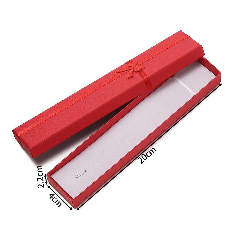 1pc High Quality Paper Ring Necklace Square Box Jewelry Necklace Earrings Rectangular Package Gift Box