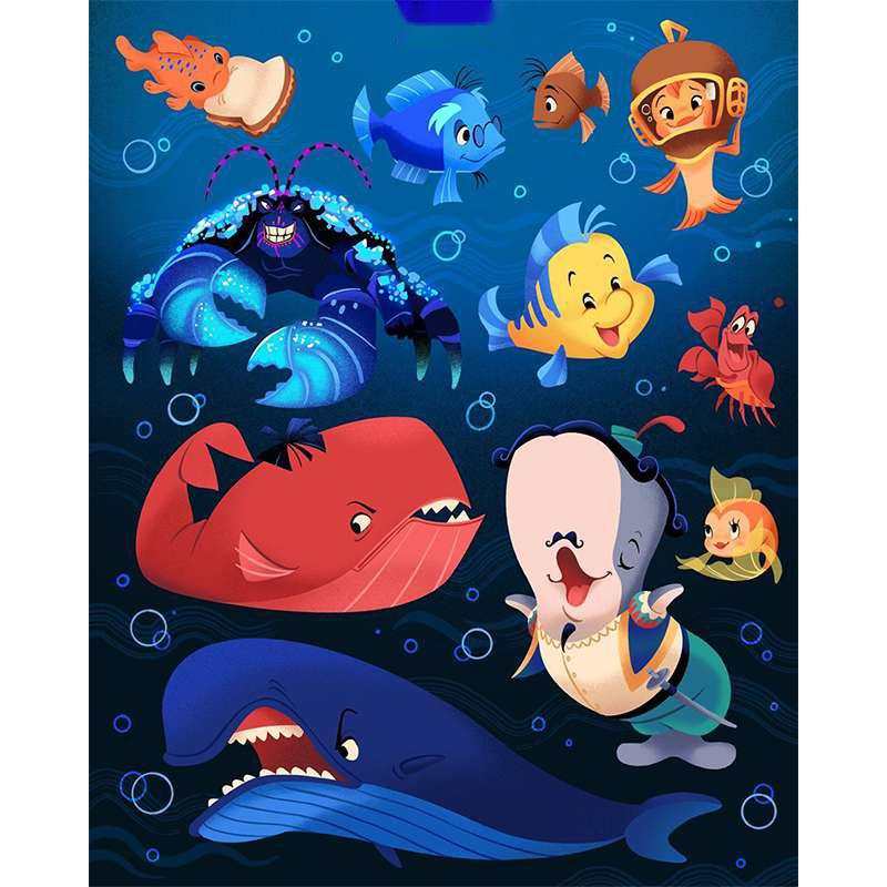 

5D «Мультфильм» Алмазная картина DIY Мозаика Алмазная вышивка Подарок или украшение для кровати Дети Хобби