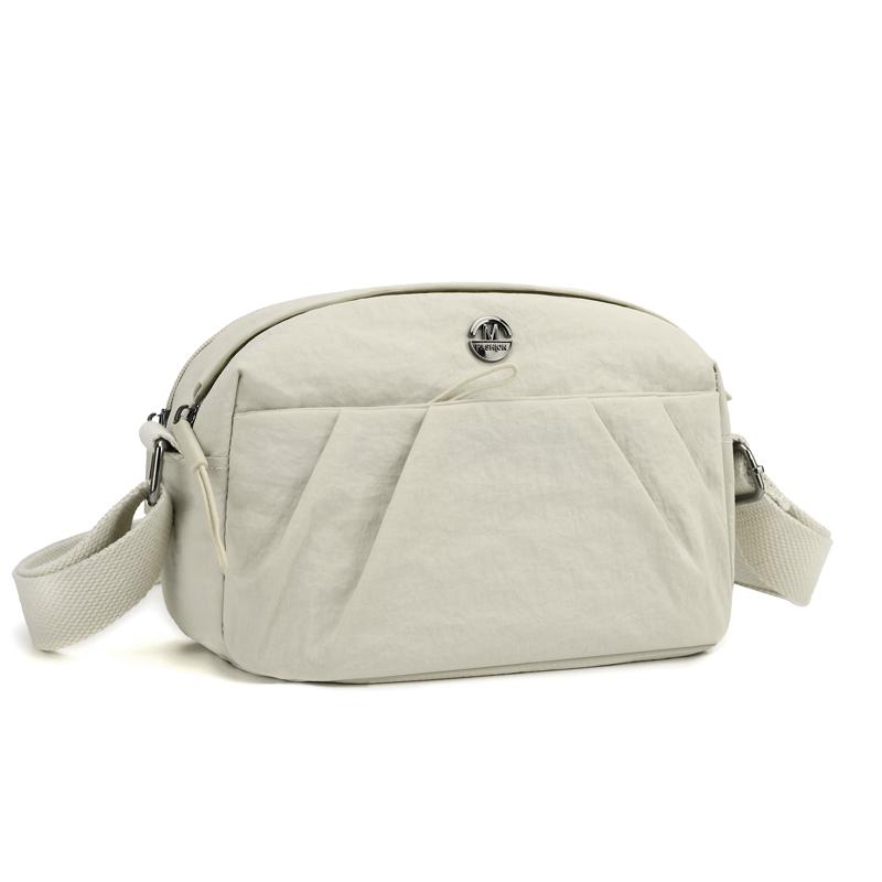 

Lightweight Water-repellent Nylon Bag Crossbody Bag Women s Multi-layer Large Capacity Shoulder Bag бежевый