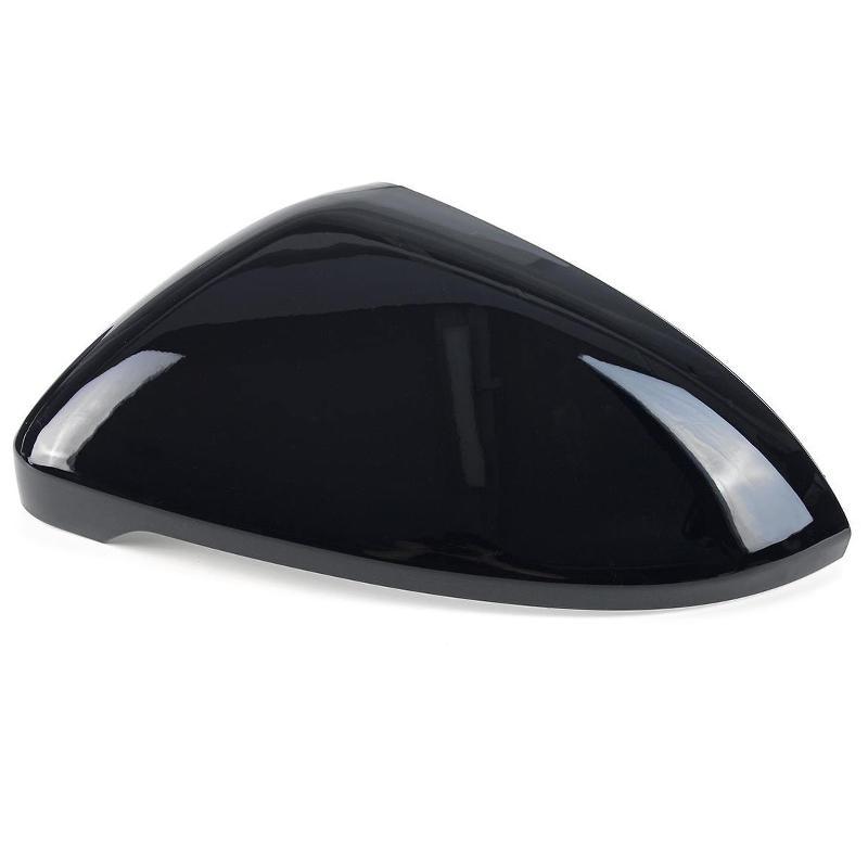 Front Left Black Side Rearview Mirror Cover Cap Housing Fit for VW Golf 7 2015-