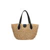 New COACH Cellulose Material Tote Bag, Shopping Bag, Shoulder Bag, Handbag Medium Size Women's Brass CA034-BNABK