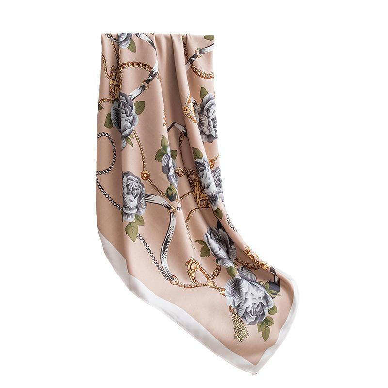 Farbspleißung Imitatseidenschal Mädchen süß 70cm klein frisch Imitatseide Schal