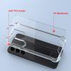 PC+TPU Hybrid Shockproof Case For Samsung Galaxy S25 Edge S24 S23 S21 FE S22 Ultra Plus S25+ Clear Hard Back Cover Soft Shell
