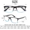 Turezing Reading Glasses Spring Hinge for Men Women Readers Eyeglasses Diopter +0 to +600 Lightweight Durable