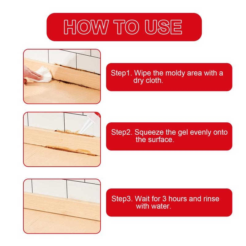 Household Anti Mold Gel Wall Cleaner Safe for Kitchen Bathroom and Laundry Powerful Mildew and Stain Remover