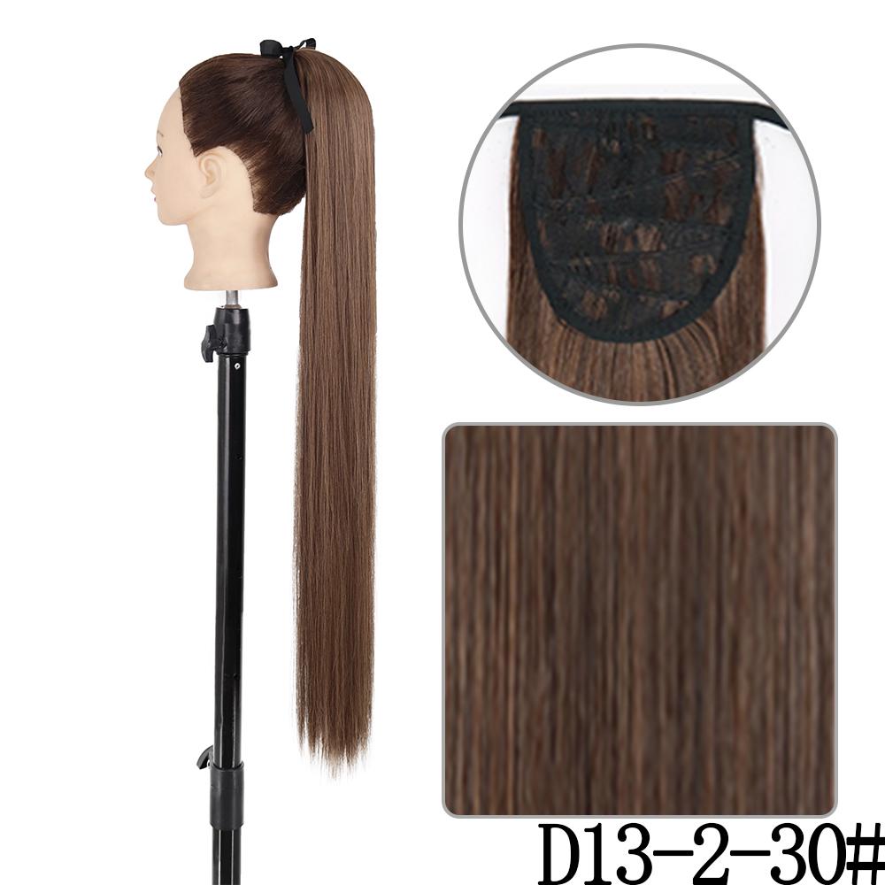 

MISS WIG Синтетические 22-дюймовые женские ленты, длинные прямые волосы для наращивания хвоста, термостойкие наращивания хвоста для женщин 22inches