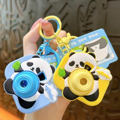 Δημιουργικό Χαριτωμένο Μπρελόκ Πάντα Κινούμενων Σχεδίων Μπρελόκ Κάμερας Προβολής Αυτοκινήτου Τσάντας Μπρελόκ Κρεμαστό Αξεσουάρ