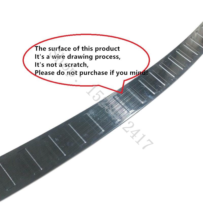 AAAPS1 For BMW X5 E70 2006 2007 2008 2009~2013 Car Accessories Rear Bumper Protector Sill Trunk Tread Plate Trim Car Bumper Pads