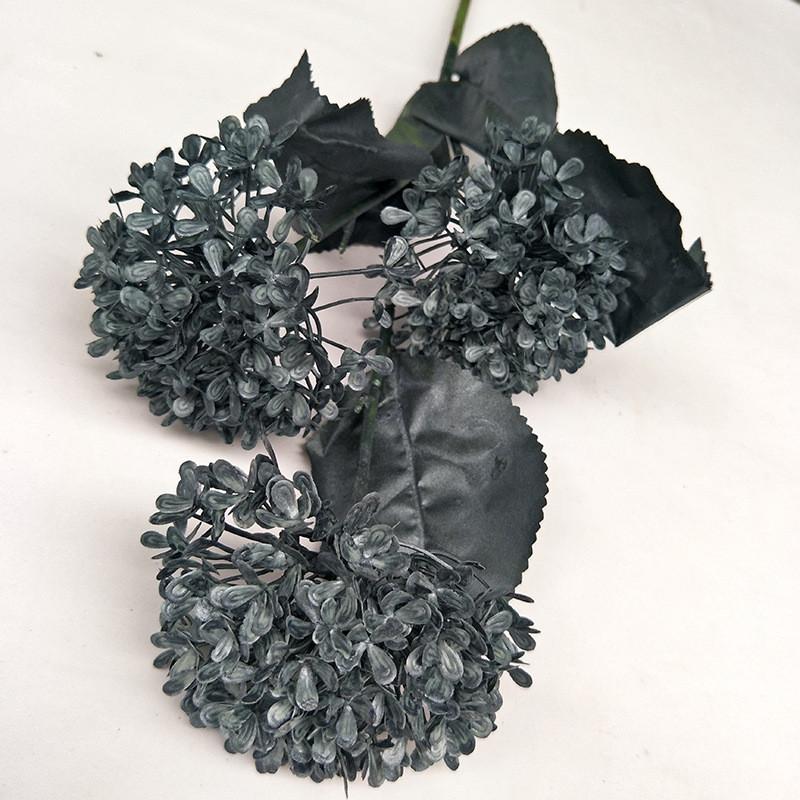 Artificial Snowball Hydrangea Stems Multibranch For Wedding Home Decor Gift