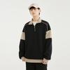 Men's Loose Shoulder-falling Lapel Sweatshirt