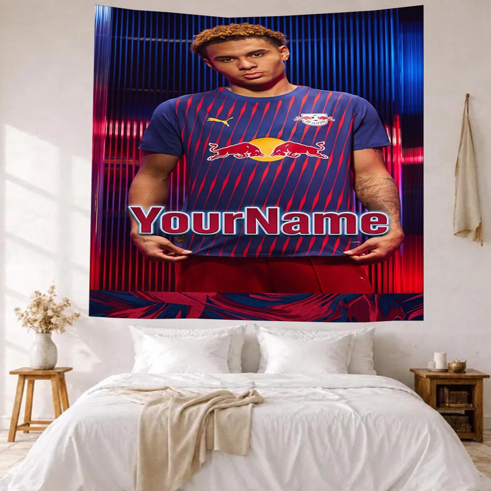 Rb Leipzig Custom Your Name Wall Decor Tapestry Art For Pet Memorial Birthdaywedding Party Backdrop Family Gift